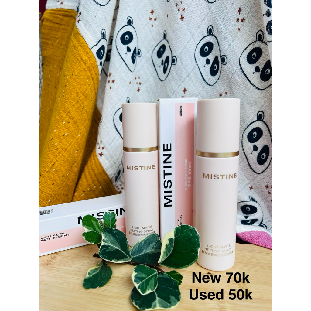 thanh lý xịt khoá nền Mistine new - used