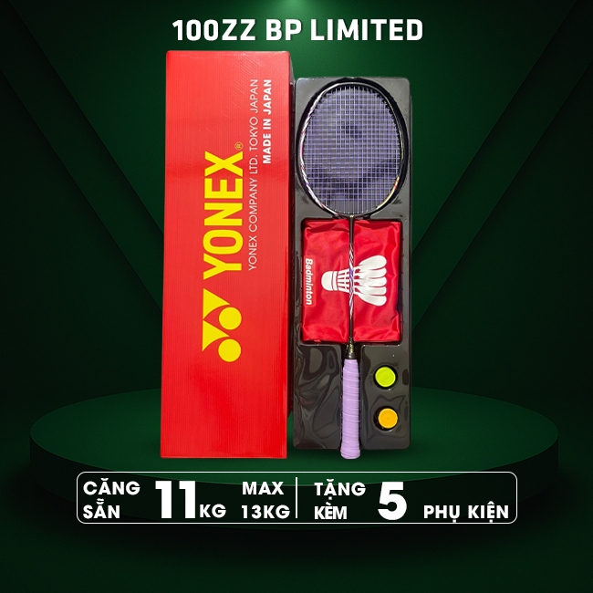 Vợt Cầu Lông Astrox 100ZZ BP Limited Full Hộp (Căng Sẵn 11kg, Tối Đa 13kg, Tặng 5 Phụ Kiện Cầu Lông)