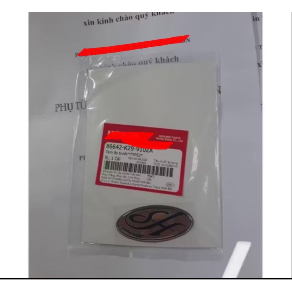 tem sh Tem mặt nạ sh mode 125 2013-2019