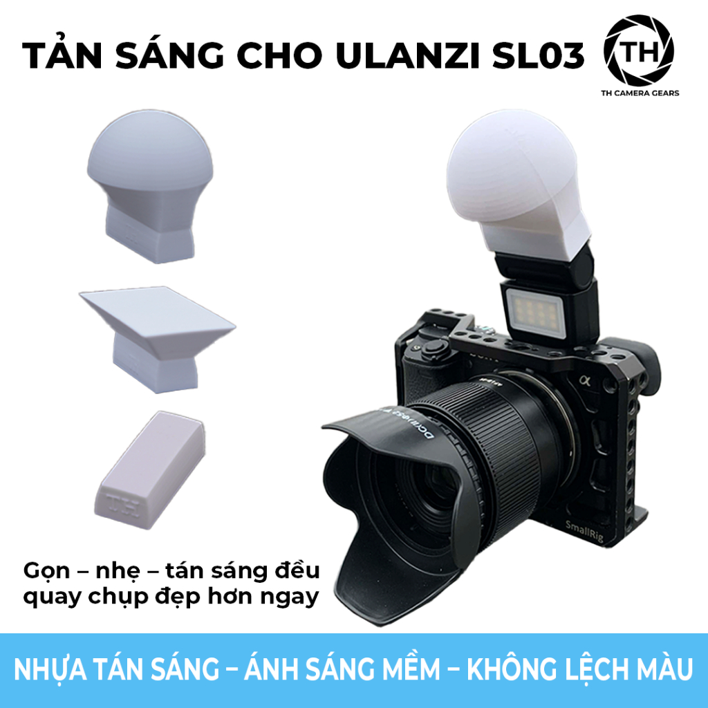 Tản Sáng Flash Ulanzi SL03 TH Cam Gears