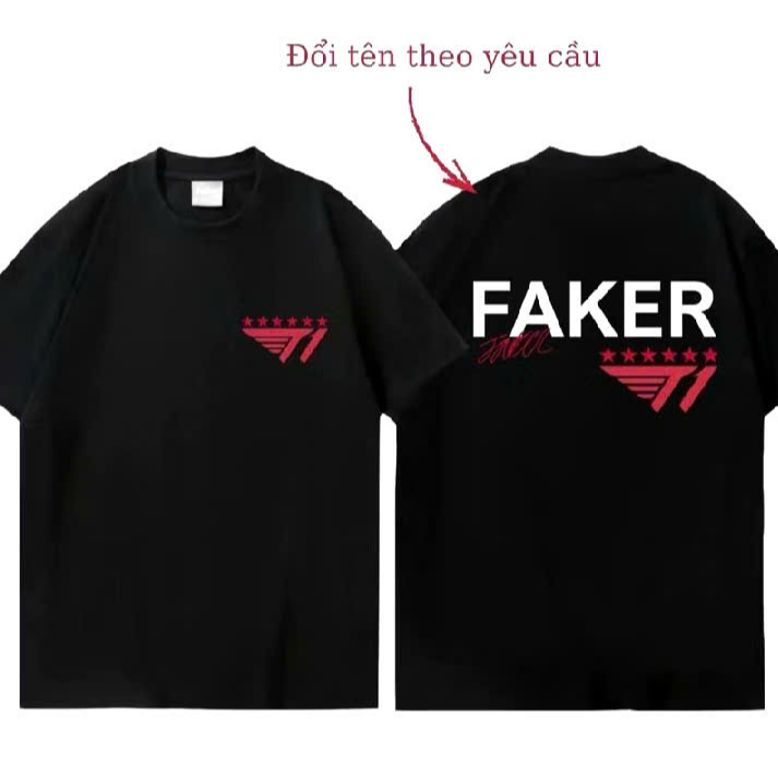 áo t1 , áo thun t1 - áo thun faker zeus oner keria gumayusi thành viên nhóm t1