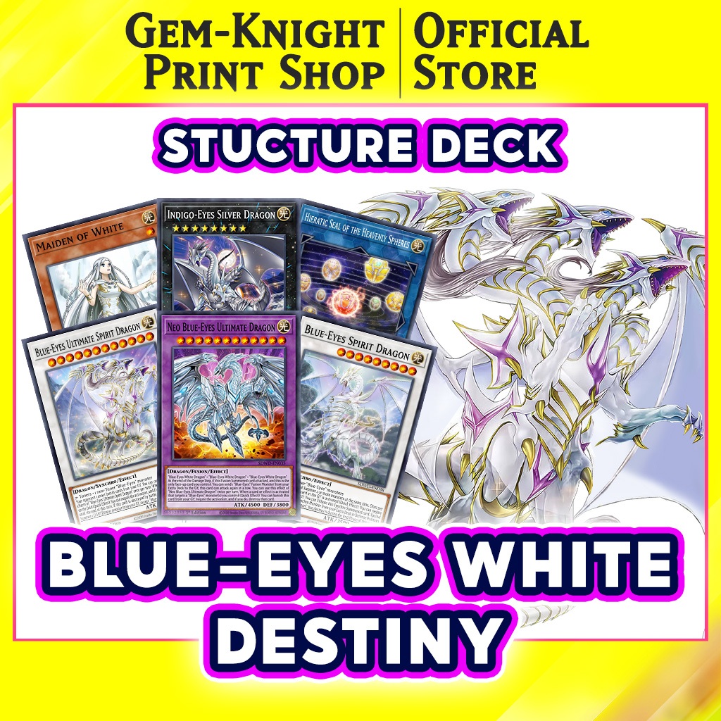 [Bài In] Bộ bài Yugioh - Kaiba Deck - Structure Deck Blue-Eyes White Destiny