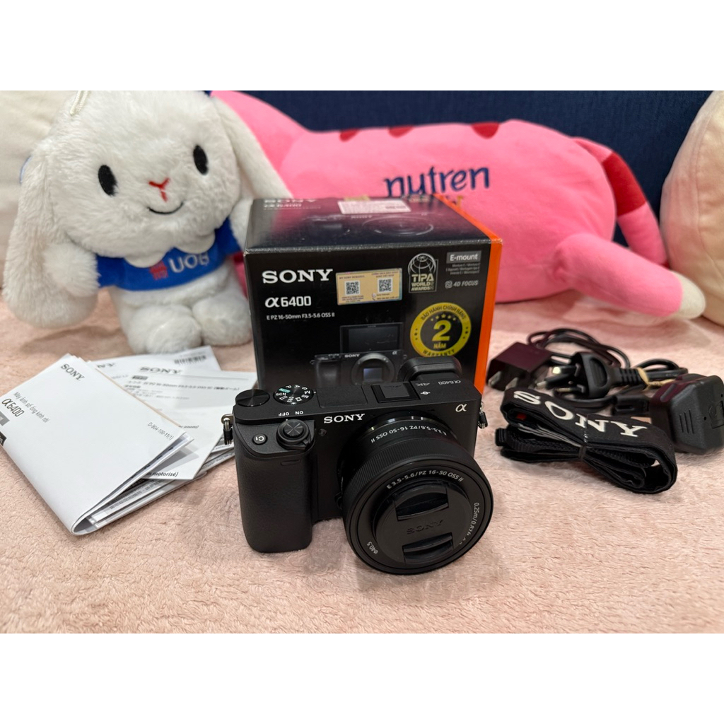 Sony A6400 + Lens kit 16-50 đời 2 Like New