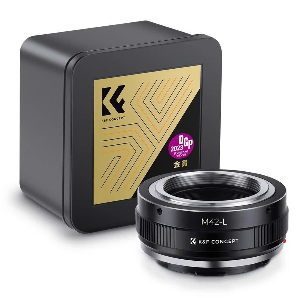 K&F Concept Ống kính M42 lấy nét thủ công M42 sang Leica SL T Sigma FP Panasonic L-Mount camera kỹ t