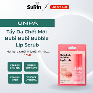 Tẩy Da Chết Môi Bubi Bubi Bubble Lip Scrub JMsolution Hàn Quốc 10ml, Giải Quyết Vấn Đề Tẩy Trang Và Tế Bào Chết Cho Môi