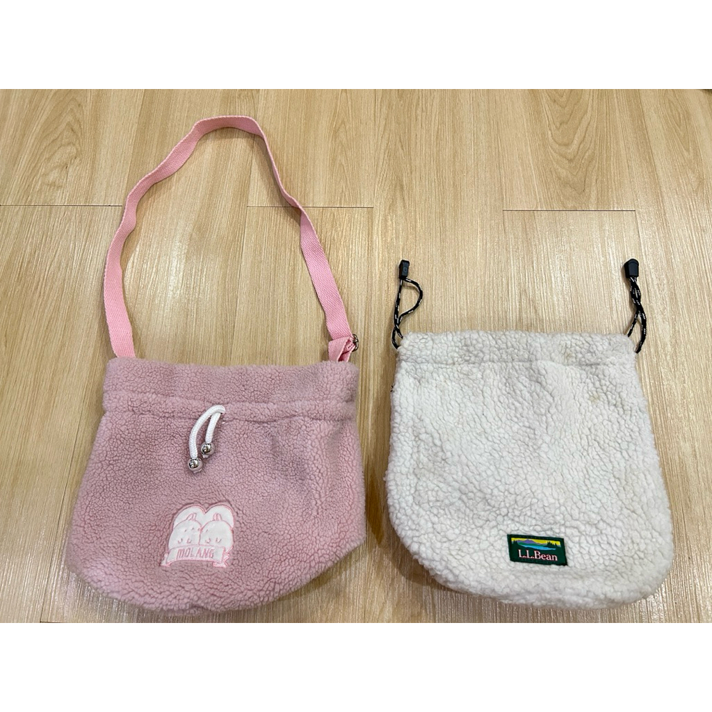 Set túi si 2hand lông Molang + LLBean