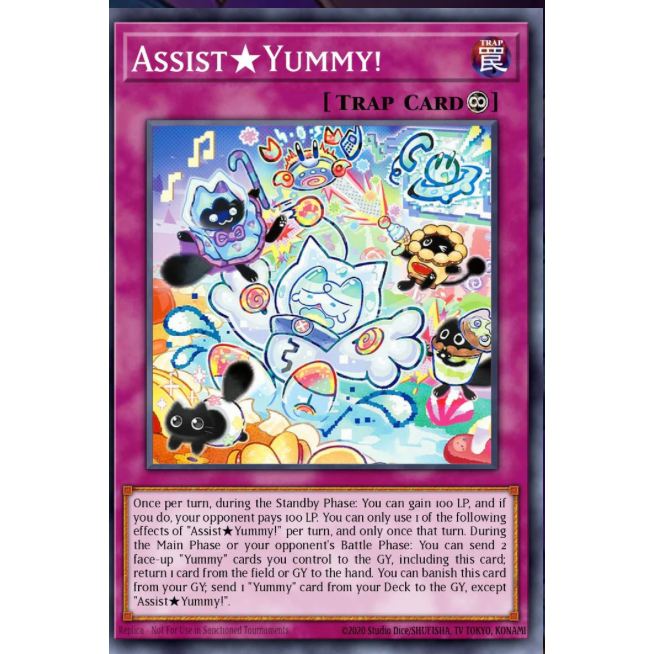 TGT Yugioh thẻ bài Yugioh chính hãng Assist * Yummy Common