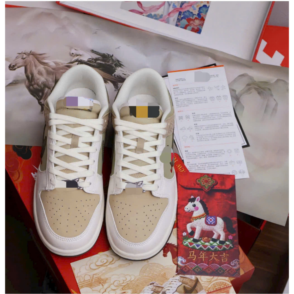 Giày sneaker thể thao DUCK ngựa nâu 2026 cổ thấp dành cho nam nữ(tm sneaker store)