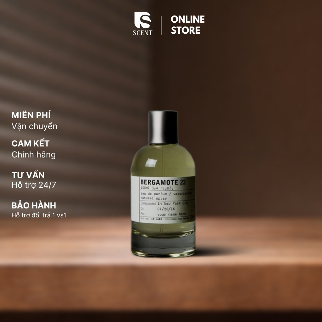 [SSCENT] Le Labo Bergamote 22 | Nước hoa