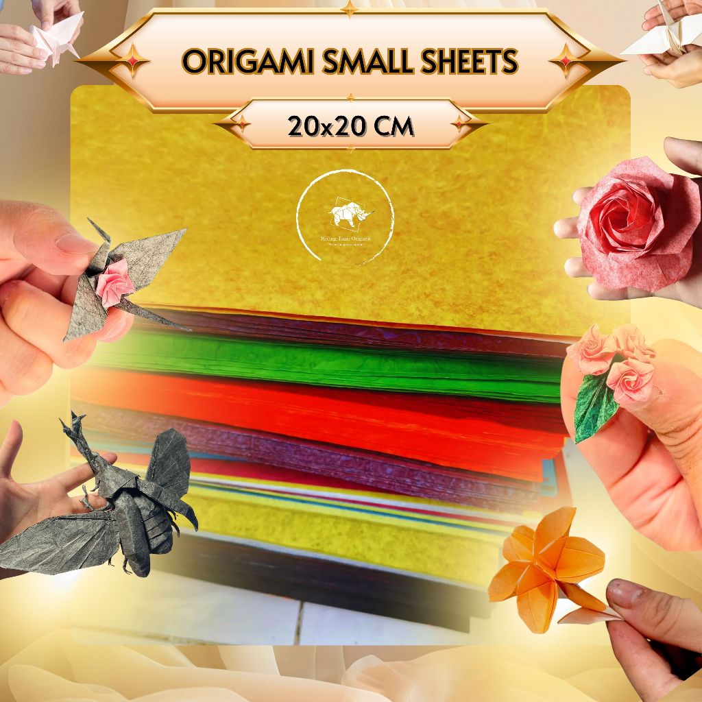 Giấy Origami đủ loại - Origami Multiple-sized Papers
