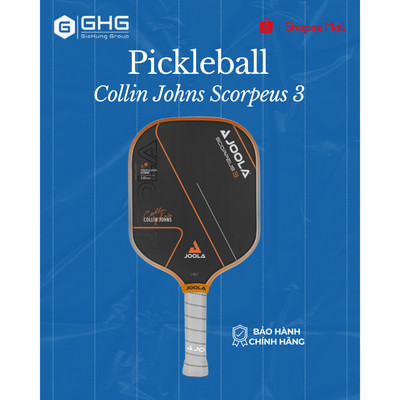 Vợt Pickleball Collin Johns Scorpeus 3 16mm, vợt Pickleball Joola chính hãng