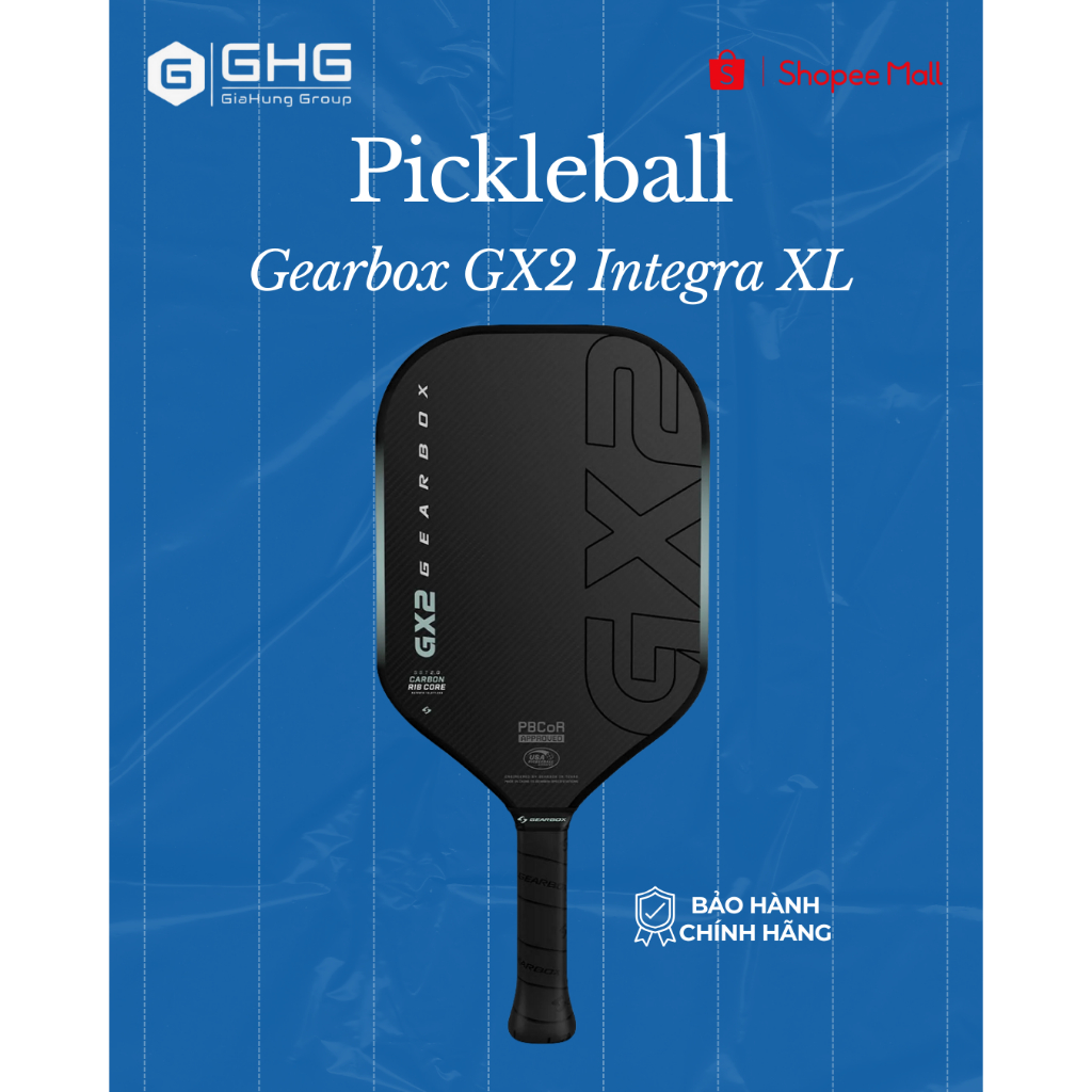 Vợt Gearbox GX2 Integra XL chính hãng, vợt pickleball cao cấp