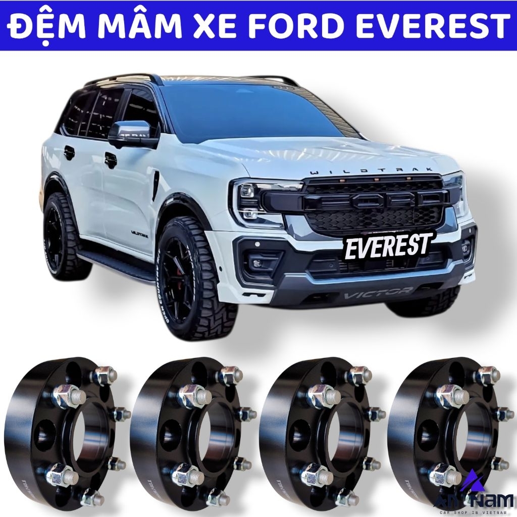 Wheel Spacer Đệm Mâm Ford Everest Các Đời Đẹp