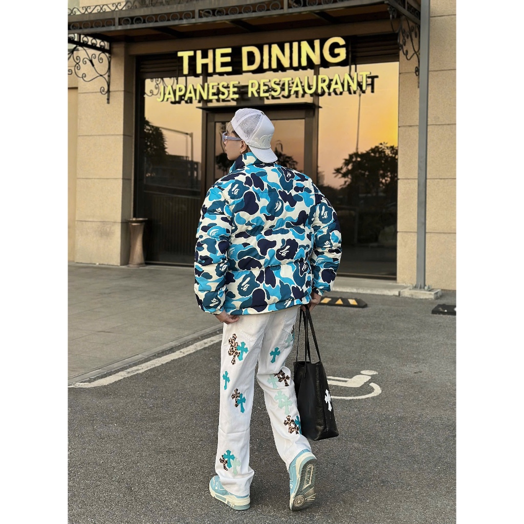 Bomber BAPE hai mặt bản siêu cấp