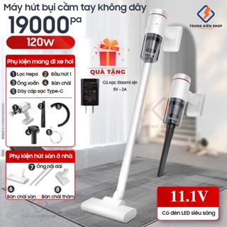 [HỎA TỐC] Máy hút bụi cầm tay không dây Vacuum Cleaner vô cùng tiện lợi và lực hút cực khỏe 18000Pa bảo hành 12 tháng