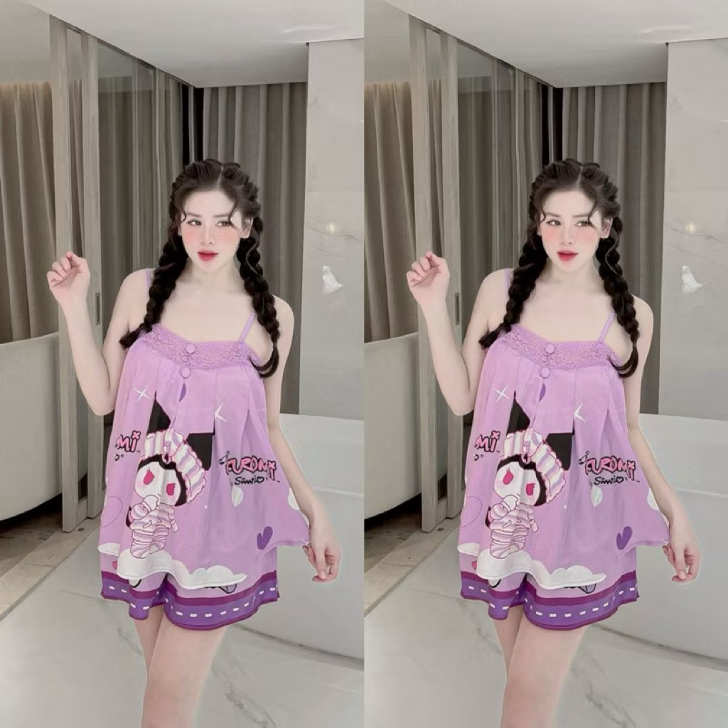 Đồ Bộ Bigsize Lụa Latin Cao Cấp - Chất Mát