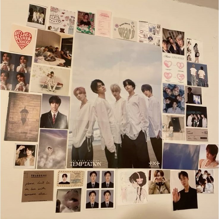 Poster TXT (Nhận Đơn Từ 5 Tấm) - Tomorrow X Together - Tranh Dán Tường Nhóm Nhạc Kpop - Trang Trí Ph