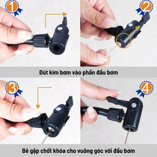 Bơm mini cầm tay 21 cm cao cấp