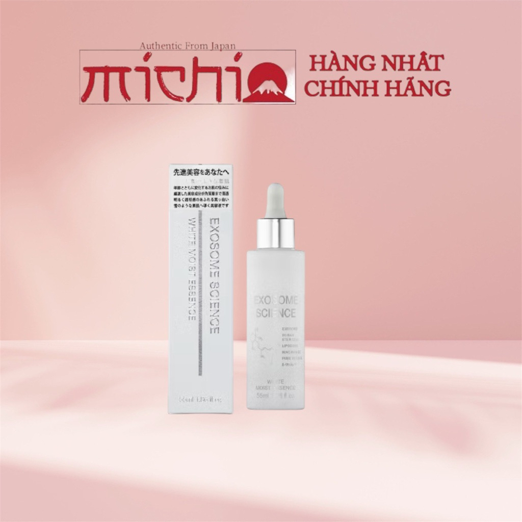 [Trắng] Tinh chất dưỡng ẩm sáng da Exosome Science White Moist Essence 55ml Nhật Bản