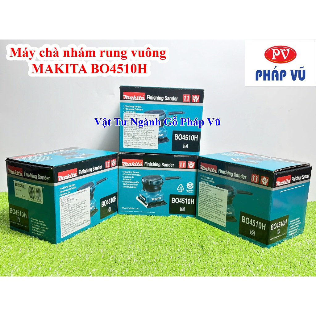 Máy chà nhám rung vuông MAKITA BO4510H/Máy chà nhám rung Makita 170W-Ngành Gỗ