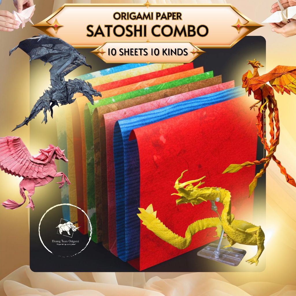 SATOSHI COMBO - Combo giấy cho Kamiya Satoshi's Origami