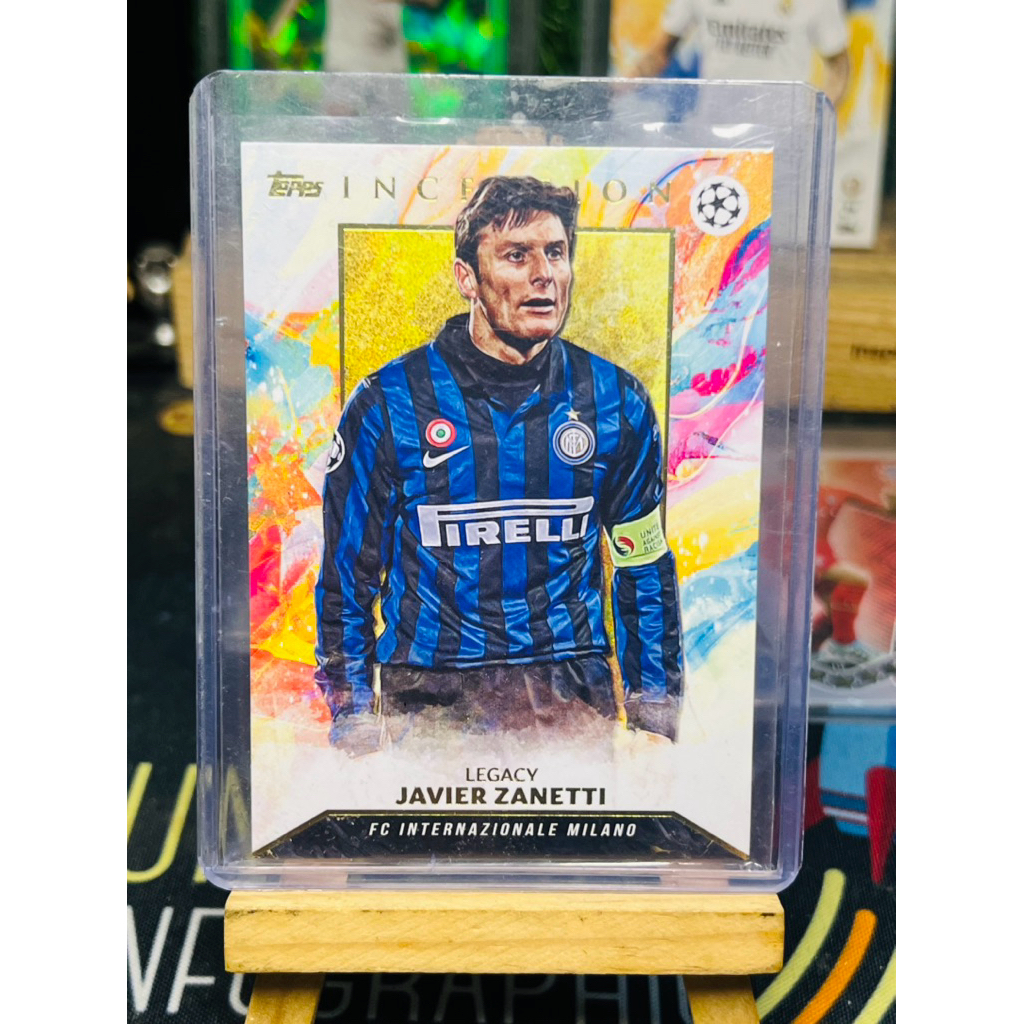 Thẻ bóng đá Javier Zanetti Inter Legacy Topps Inception 2023/24
