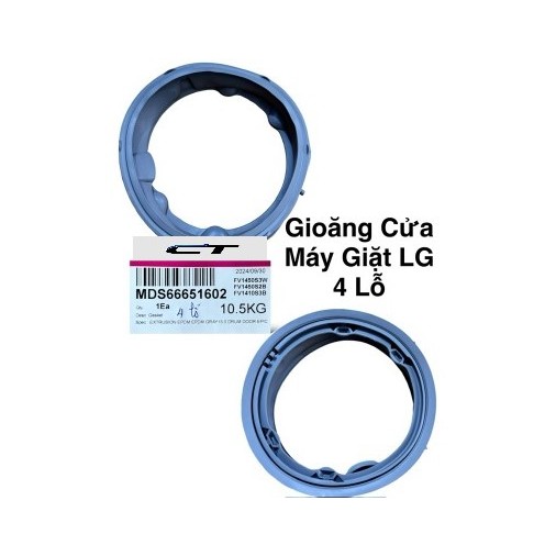 Ron/Gioăng Cao Su Cửa Ngang Máy Giặt LG 4 Lỗ FV1450S3W, FV1450S2B, FV1410S3B