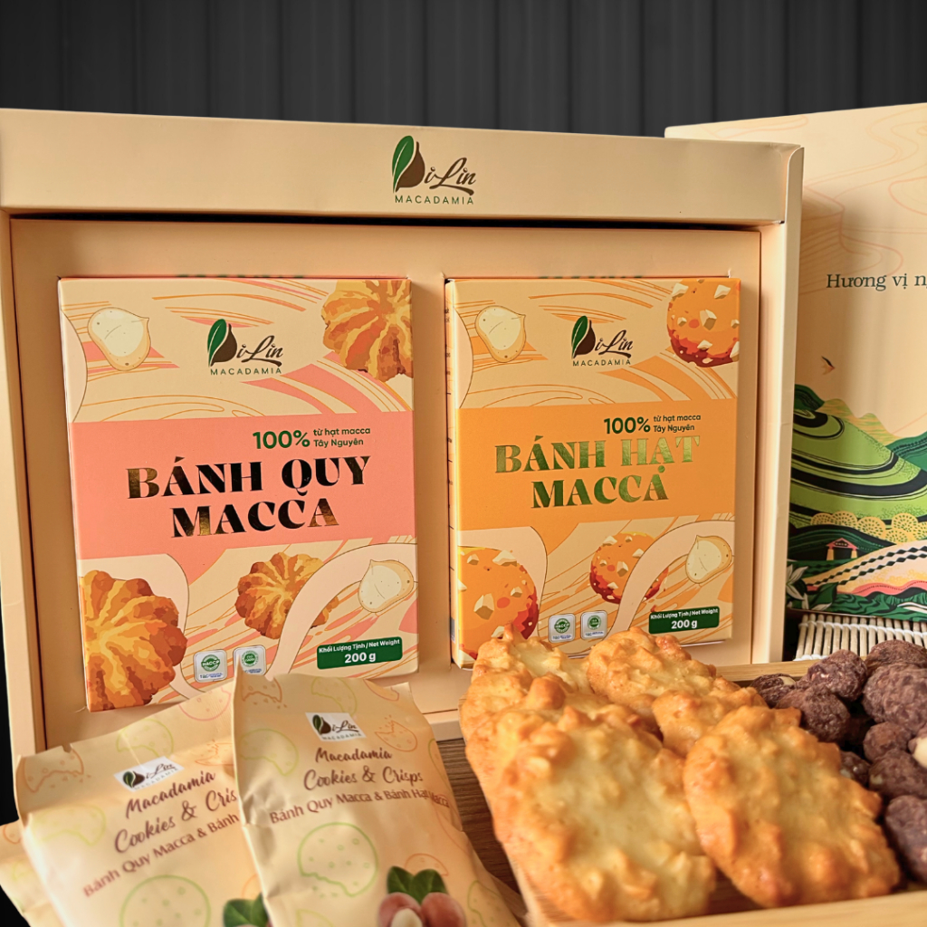 Combo Bánh Hạt Macca DiLin - DiLin Macadamia