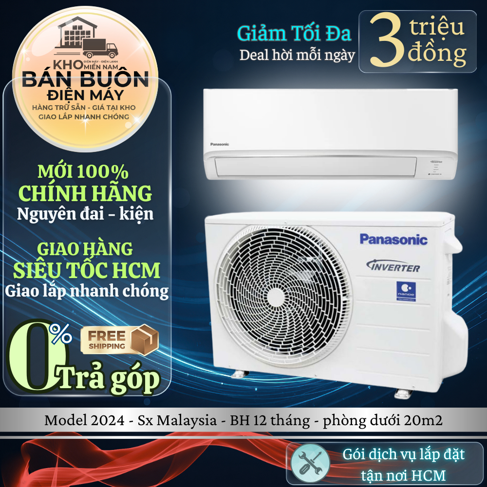 CU/CS-RU12AKH-8 Điều hòa Panasonic – 1.5 HP, Inverter, Nanoe-G lọc bụi mịn PM2.5 CU/CS-RU12AKH-8