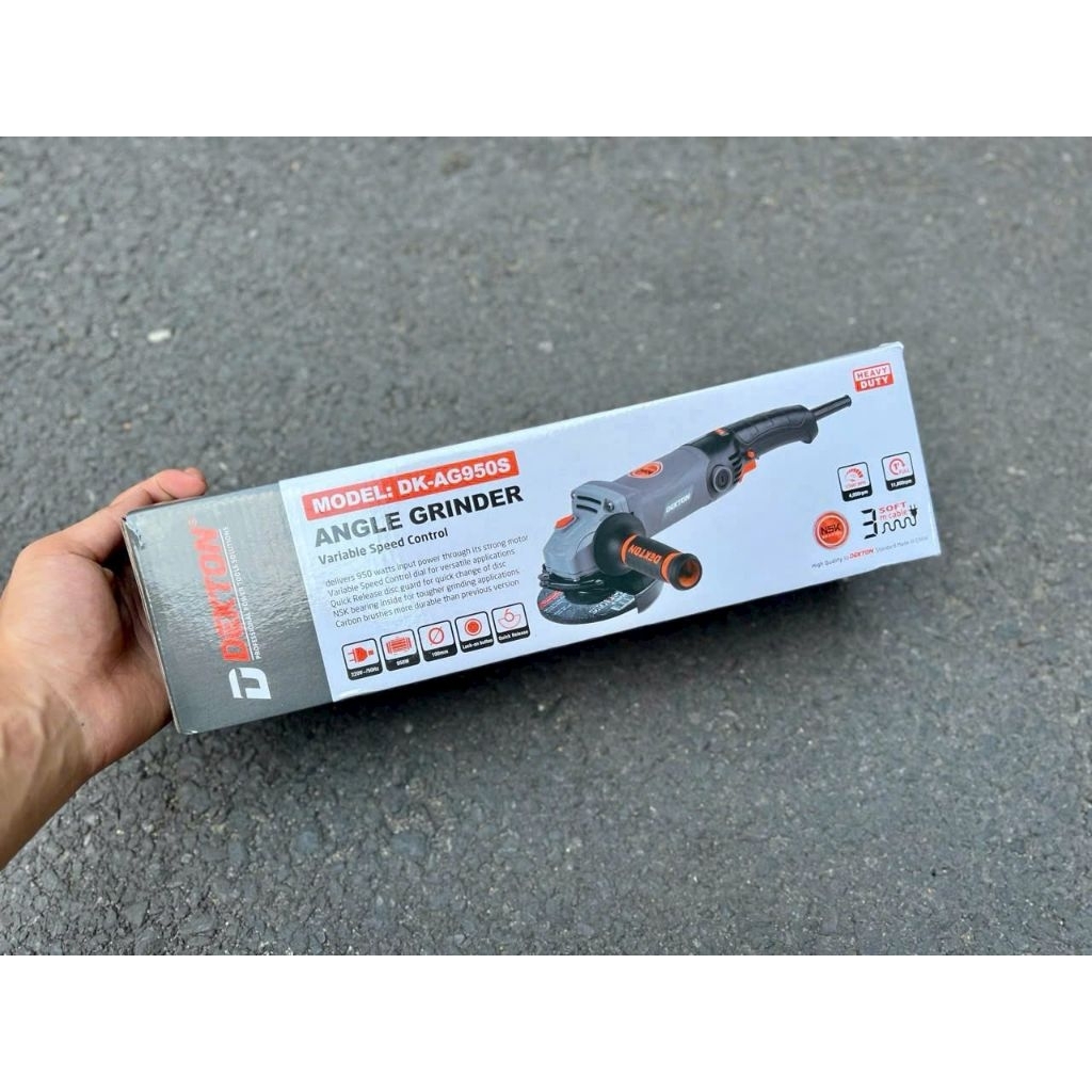 Máy mài góc 100mm Dekton DK-AG950s  (Công tắc bóp)