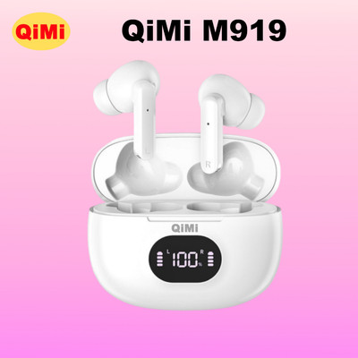 Tai Nghe Bluetooth QiMi M919 - Màn LED Hiển Thị Pin, Cảm Ứng Nhạy, Âm Thanh Sống Động, Độ Trễ Thấp