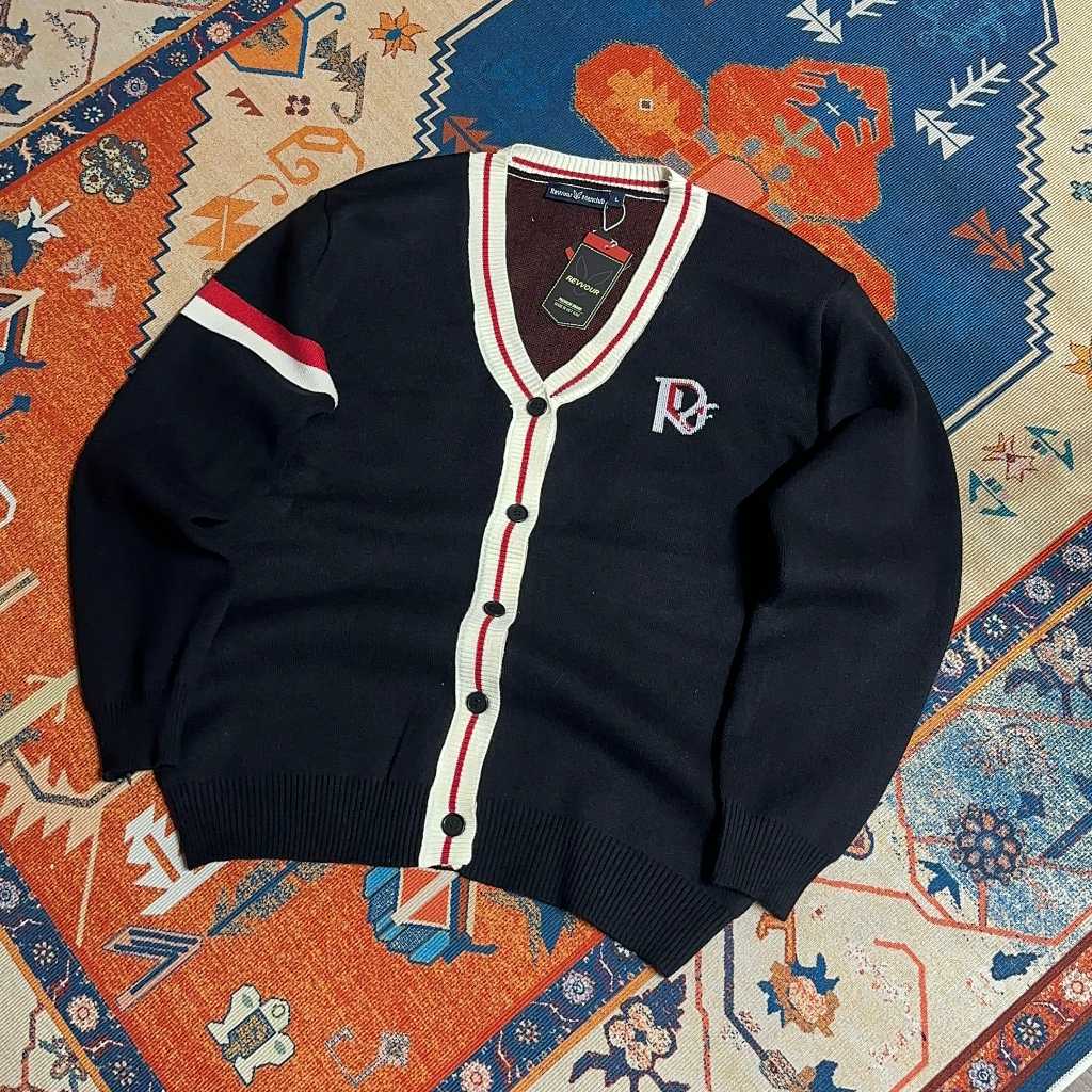 Áo Cardigan Len Oganic Cao Cấp Noir Knit - Local Brand RvR