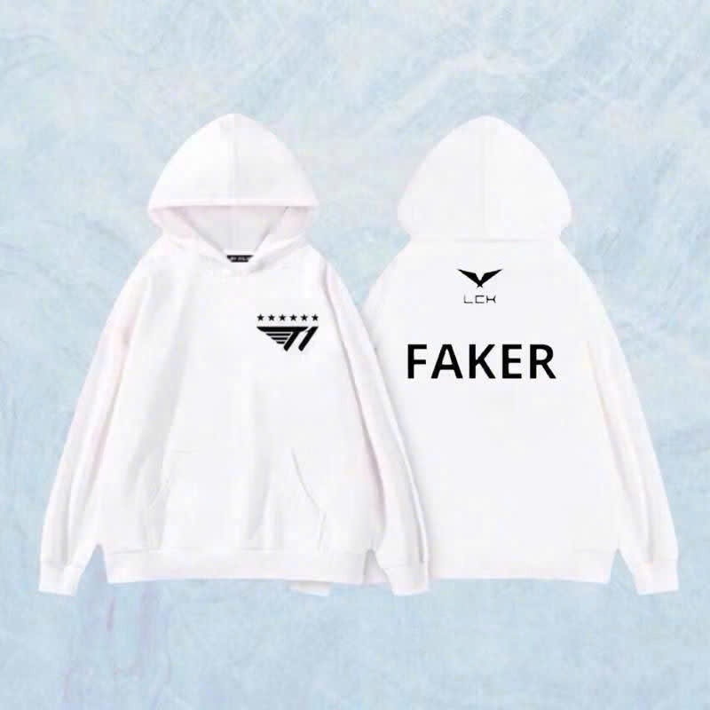 áo T1 , áo faker t1  - áo hoodie t1 in tên các thành viên trong nhóm