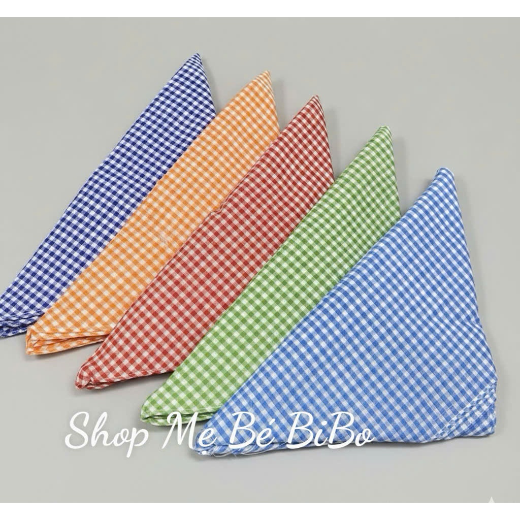 COMBO 10 Tã cột CARO cho bé sơ sinh,Tã chéo truyền thống,Chất vải KATE, dễ giặt (kích thước 70x38cm)
