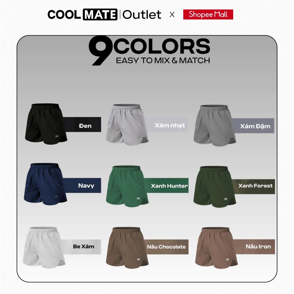 [Coolmate Outlet] [Không đổi trả] Quần thể thao nam Maxcool thoángKhí, thoải mái