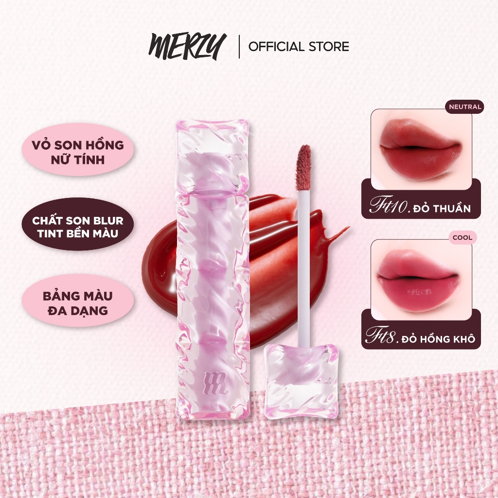 [NEW][SON PHAO] Son Tint Merzy Water Fit Blur Tint