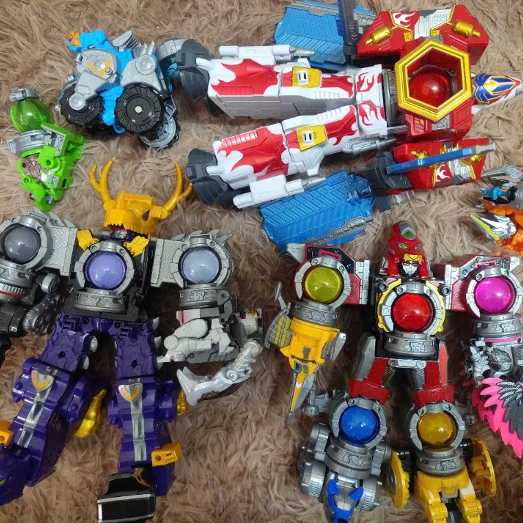 DX KyuranOh RyuteiOh GigantHouOh Uchu Sentai Kyuranger tổng hợp gattai robot siêu nhân vũ trụ