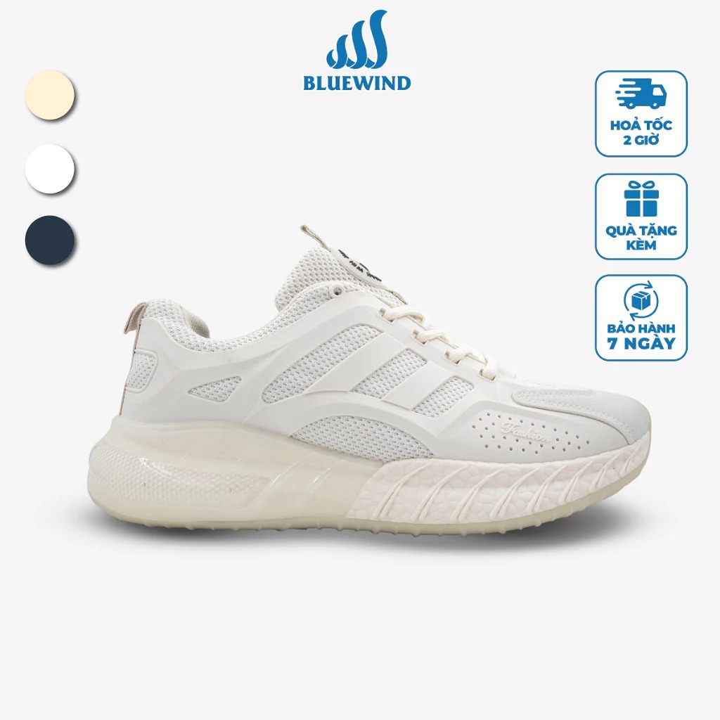 Giày Thể Thao Nam Nữ BLUEWIND Đế Cao 4cm Trẻ Trung Êm Mềm Năng Động 68372