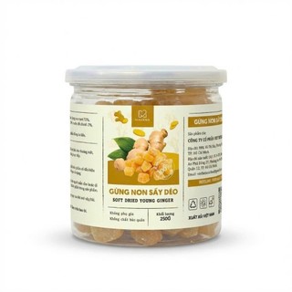 Gừng non sấy dẻo Mahena
