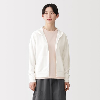 [26SS] MUJI Áo Khoác Có Mũ Chống Tia Uv Khô Nhanh Có Khóa Kéo