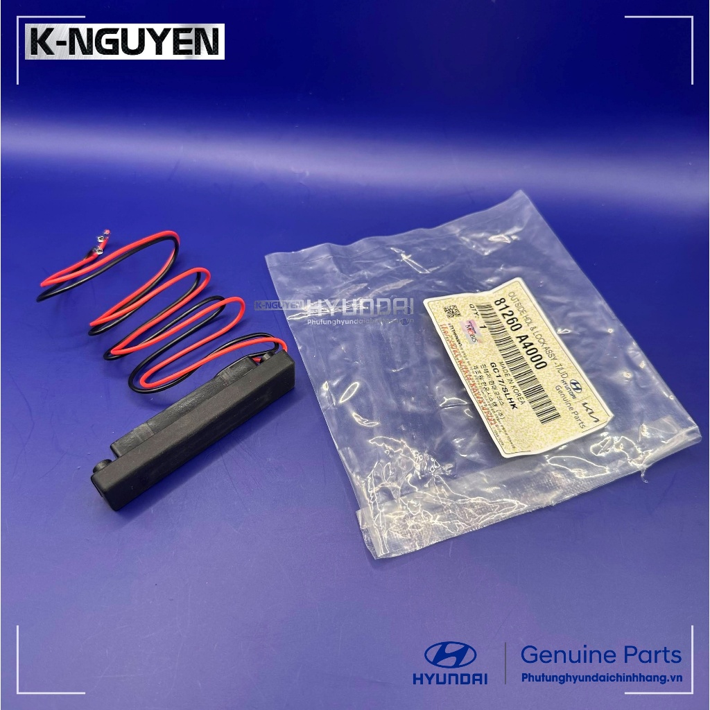 Công Tắc/Nút Bấm Mở Cốp Sau Hyundai Kona– Kia Rondo Carens Carnival Sedona Mã 81260A4000-OEM Như Xịn