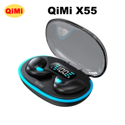 Tai Nghe Bluetooth QiMi X55 - Thiết Kế Siêu Mỏng, Âm Thanh HiFi Sống Động, Mic Tích Hợp, Chống Nước
