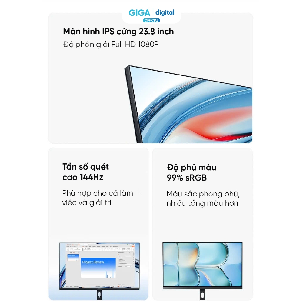 Màn hình máy tính Xiaomi Monitor A24i 2026 ELA6416EU - Màn hình 23.8 inch Full HD - Tấm nền IPS | BigBuy360 - bigbuy360.vn