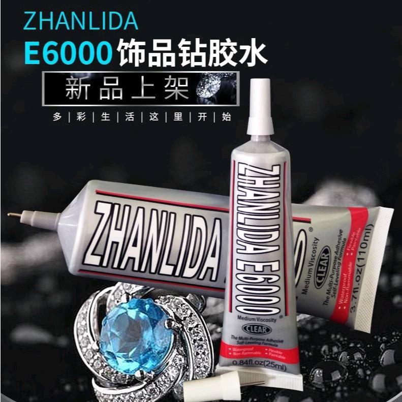 E6000 Siêu Keo Zhanlida Dán Trang Sức Trong Suốt Trang Trí Keo Dính Khoan Kim Cương Giả Cho Liên Kết