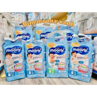 Tã Bỉm Moony Xanh