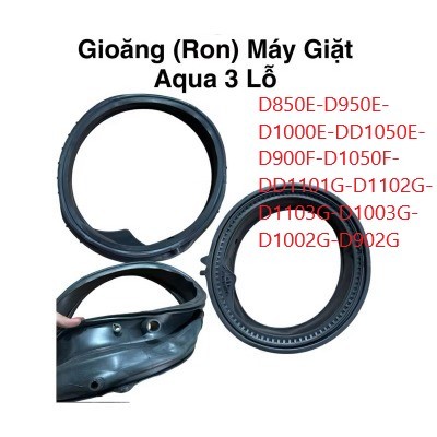 Ron-Gioăng Cao Su Máy Giặt Aqua 3 Lỗ: D850E-D950E-D1000E-DD1050E-D900F-D1050F-DD1101G-D1102G-D1103G-