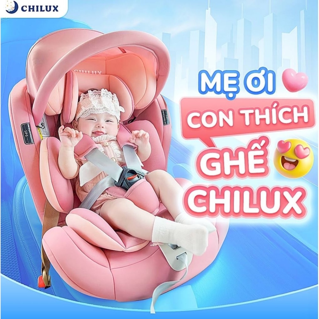 Ghế ngồi ô tô Chilux ROY 360 giao hỏa tốc Tphcm