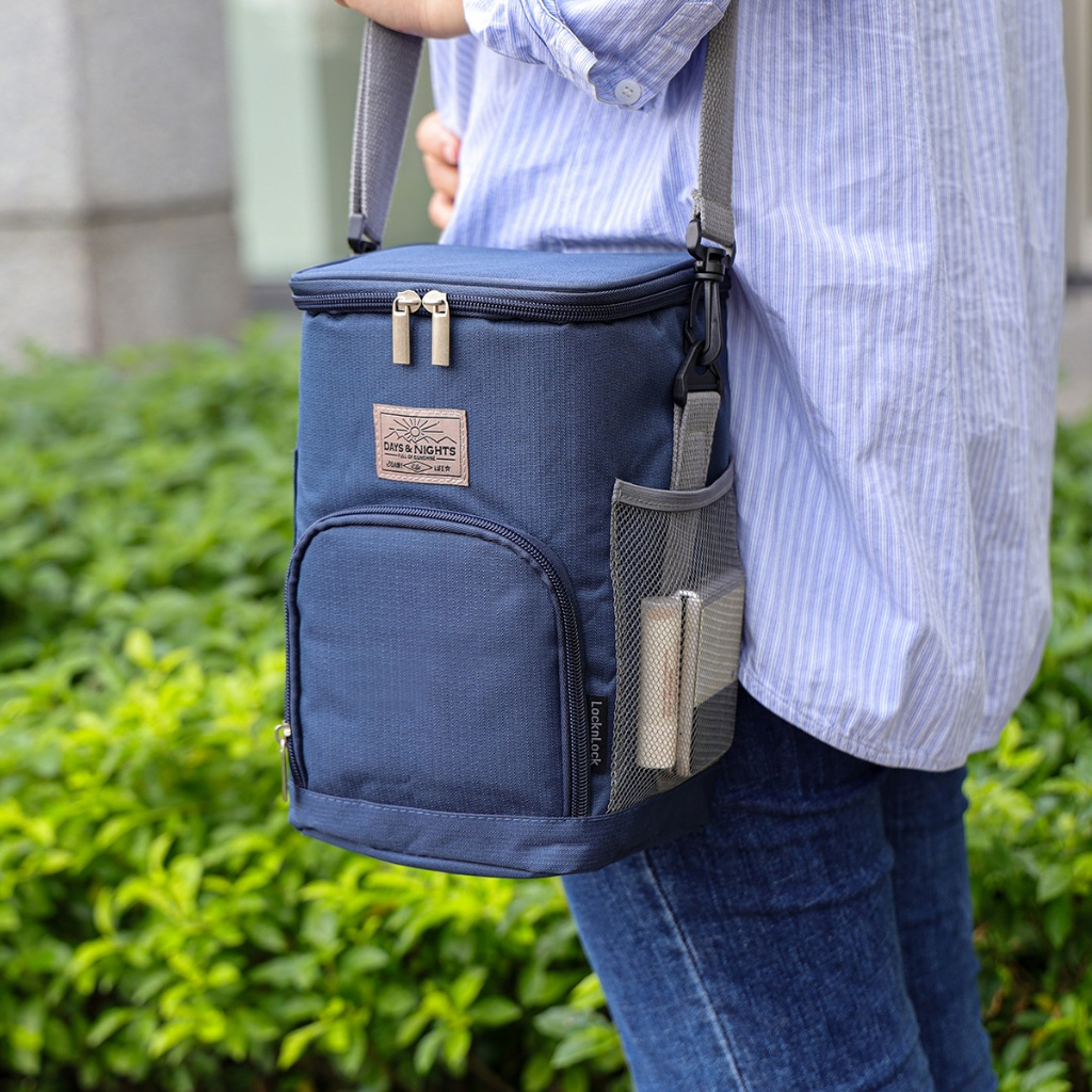 Bộ Hộp Cơm Giữ Nhiệt Văn Phòng LocknLock Lunch Box 3 Ngăn Kèm Túi Thìa Đũa LHC8052S01 T2Cmall | BigBuy360 - bigbuy360.vn