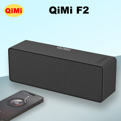 Loa Bluetooth Siêu Trầm QiMi F2 - Super Bass Âm Thanh Sắc Nét, Đa Dạng Kết Nối, Dung Lượng Pin Lớn
