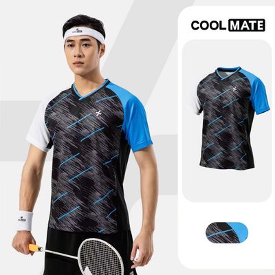[MUA 2 GIẢM 5%]Áo thun thể thao pickleball cầu lông Racquet Sport Graphic Slash ExDry thoáng khí Coolmate